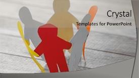  Presentation with close up view of the compass on old paper - Cool new slide deck with human ofrm 3d - close up of multi colored backdrop and a mint green colored foreground