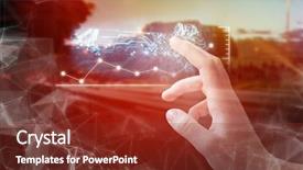  Presentation with string light - Slide deck enhanced with human ofrm 3d - cropped hand of woman background and a tawny brown colored foreground