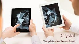  Presentation with science - Beautiful slides featuring human ofrm 3d - science cyberspace people and 3d backdrop and a lemonade colored foreground