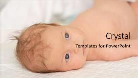  Presentation with newborn baby on his mothers and - Cool new presentation theme with human people - one month old newborn baby backdrop and a  colored foreground