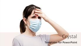  Presentation with disease infection - Cool new presentation theme with human-population-virus-infection-flu backdrop and a lemonade colored foreground