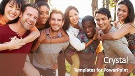  Presentation with fun - Presentation design featuring rock or pop music background and a  colored foreground.