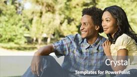  Presentation with fenway park - Audience pleasing slide deck consisting of human relations - portrait of attractive smiling couple backdrop and a gray colored foreground