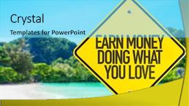  Presentation with earn money for shopping online - Audience pleasing slide set consisting of human resource function - earn money doing what you backdrop and a arctic colored foreground