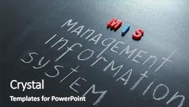  Presentation with human resource management - Slide deck consisting of human resource information system - abbreviation and text written background and a dark gray colored foreground