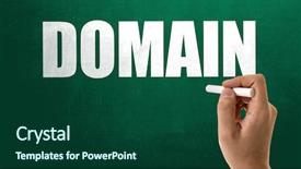  Presentation with system information - PPT layouts featuring human resource information system - domain background and a forest green colored foreground