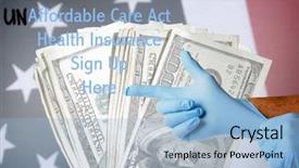  Presentation with american flag - Beautiful theme featuring human resource information system - genuine doctor points backdrop and a light blue colored foreground