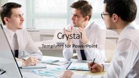  Presentation with human resource - Presentation with human resource training - businessmen working in an office background and a soft green colored foreground