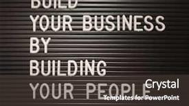  Presentation with human resources management - Presentation having human resources management for business background and a dark gray colored foreground