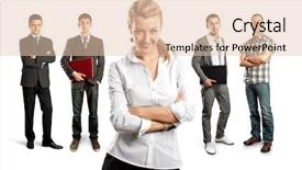  Presentation with different - Beautiful slides featuring human resourse - business team against different backgrounds backdrop and a lemonade colored foreground