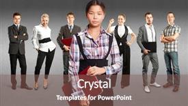  Presentation with different - Colorful slide set enhanced with human resourse - business team against different backgrounds backdrop and a  colored foreground