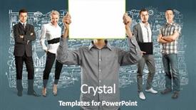  Presentation with different - Theme with human resourse - business team against different backgrounds background and a  colored foreground