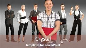  Presentation with different - Amazing presentation theme having customer care service operation direction backdrop and a light gray colored foreground.