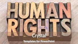  Presentation with human rights - Presentation with human rights - word abstract background and a tawny brown colored foreground