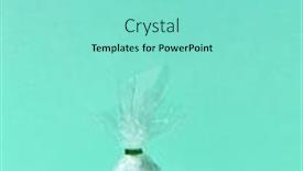  Presentation with simbol - Presentation enhanced with human-skull-in-a-plaster background and a seafoam green colored foreground