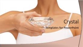  Presentation with hand world hands of jesus - Presentation theme enhanced with human value - bright picture of female hands background and a coral colored foreground