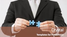  Presentation with human value - Presentation having human value - close up of man trying background and a coral colored foreground