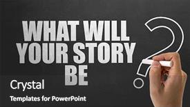  Presentation with human value - Presentation theme enhanced with human value - what will your story be background and a dark gray colored foreground