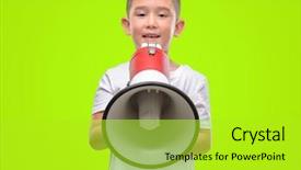  Presentation with teen mom cap and gown holding a baby - Presentation design featuring human voice - dark haired little child holding background and a yellow colored foreground