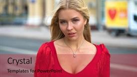  Presentation with sexy - PPT theme enhanced with humanbody 18 - portrait close up of young background and a  colored foreground