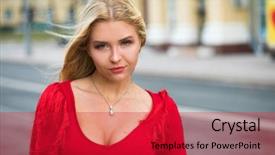  Presentation with sexy - Amazing presentation theme having humanbody 18 - portrait close up of young backdrop and a  colored foreground