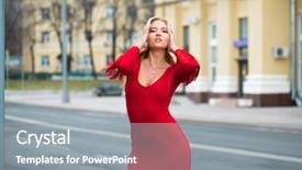  Presentation with forest beautiful spring nature - Colorful PPT theme enhanced with humanbody 18 - portrait close up of young backdrop and a  colored foreground