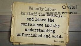  Presentation with philosopher - Beautiful slides featuring humanistic - top-100 french writer and philosopher backdrop and a coral colored foreground