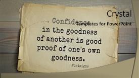  Presentation with philosopher - PPT theme featuring humanistic - top-100 french writer and philosopher background and a  colored foreground