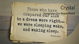  Presentation with philosopher - Cool new theme with humanistic - top-100 french writer and philosopher backdrop and a  colored foreground