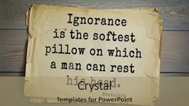  Presentation with philosopher - Amazing slide deck having humanistic - top-100 french writer and philosopher backdrop and a  colored foreground