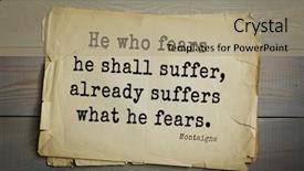  Presentation with philosopher - Cool new theme with humanistic - top-100 french writer and philosopher backdrop and a coral colored foreground