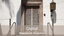  Presentation with antique wood furniture - Colorful PPT theme enhanced with humans to keep bad things backdrop and a coral colored foreground