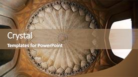  Presentation with india fort - Slide set consisting of  background and a  colored foreground.