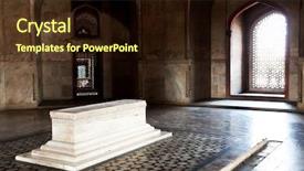  Presentation with india fort - Colorful PPT theme enhanced with humayun's tomb delhi india backdrop and a wine colored foreground