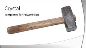  Presentation with under the sea and earth - Theme featuring humman - hummer under the white background background and a white colored foreground