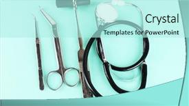  Presentation with operating systems security - PPT layouts consisting of humman - stethoscope and operating kit isolated background and a  colored foreground