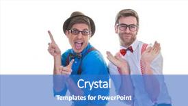  Presentation with geek - Cool new slides with humor geek business man geek backdrop and a teal colored foreground