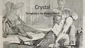  Presentation with journal - Slide set consisting of humorous illustration of two box background and a light gray colored foreground