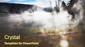  Presentation with hot springs - Audience pleasing theme consisting of hundreds in my portfolio welcome backdrop and a  colored foreground