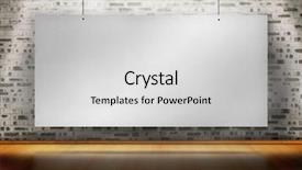  Presentation with art exhibition - Slide deck with connect social networking contact interconnection background and a  colored foreground.