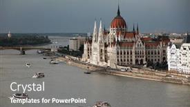  Presentation with legislative - Beautiful slides featuring hungarian-parliament-building-also-known backdrop and a gray colored foreground
