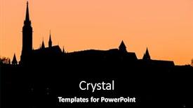  Presentation with budapest - Slides with hungary budapest fishermen's bastion background and a black colored foreground