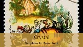  Presentation with folk tale - PPT theme featuring hungary-circa-1960-a-stamp background and a gold colored foreground