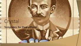  Presentation with translator - Amazing presentation theme having hungary-circa-1973-postage-stamps backdrop and a gold colored foreground