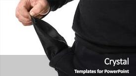  Presentation with cost of poor quality - Beautiful presentation featuring helping needy - poor man showing empty pocket backdrop and a black colored foreground