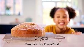  Presentation with sprinkles - Presentation design enhanced with hungry-girl-at-home background and a coral colored foreground