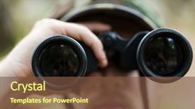  Presentation with hunting - Slides having infantry - hunting war army and people background and a tawny brown colored foreground