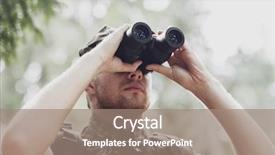  Presentation with hunting - Cool new presentation theme with hunting war army and people backdrop and a coral colored foreground