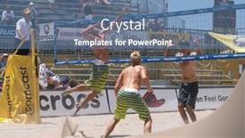  Presentation with huntington - Cool new PPT theme with huntington-beach-ca-may-23 backdrop and a teal colored foreground