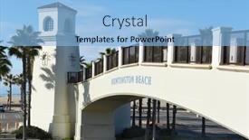  Presentation with huntington - PPT layouts with huntington-beach-california-22-jan background and a light blue colored foreground